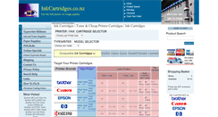 Desktop Screenshot of inkcartridges.co.nz